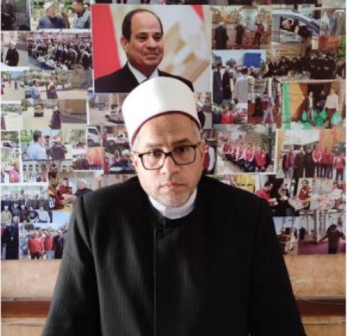 الشيخ محمد سلامة وكيل وزارة الأوقاف بدمياط