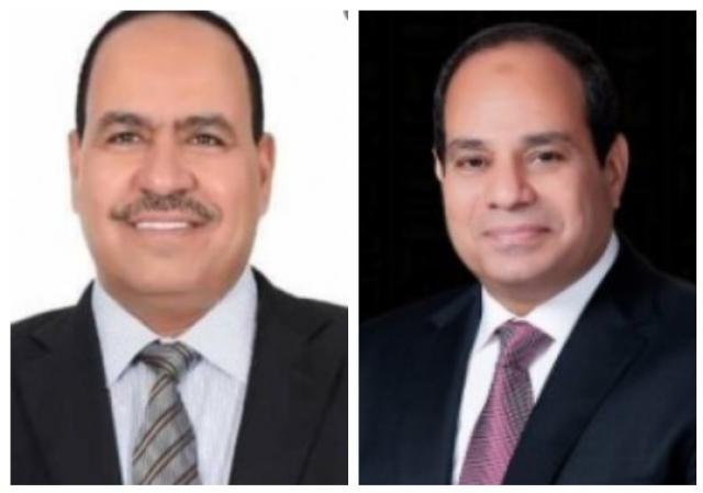 الرئيس السيسى والنائب احمد عبد السلام قورة