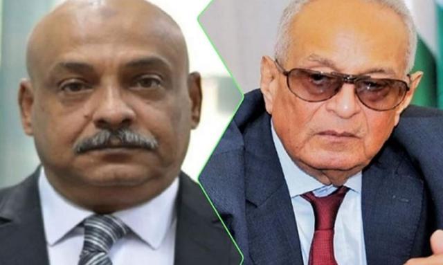 المستشار بهاء الدين أبو شقة والكاتب الصحفي مصطفى عبد العزيز