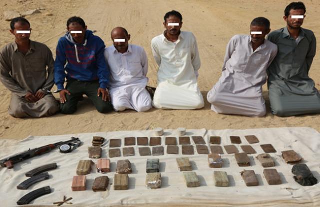 مضبوطات الامن بمنطقه السحر والجمال 
