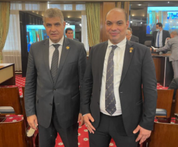 النائب علاء حمدي قريطم واللواء يحيي عيسوي