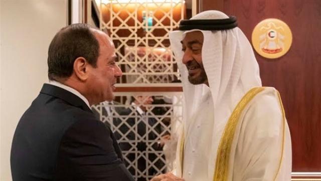 الرئيس السيسى ومحمد بن زايد 