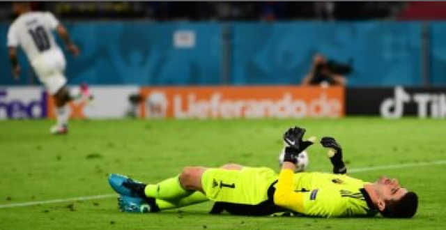 كورتوا وحسرة الخروج من يورو 2020