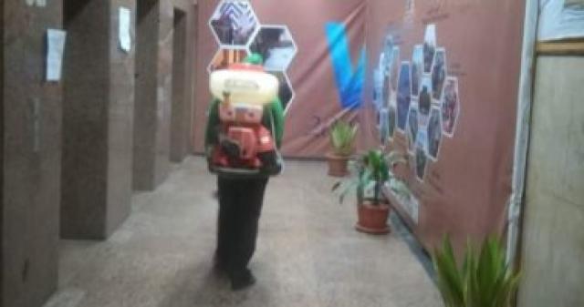 تطهير مبنى وزارة الرى