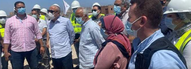 مسئولو الإسكان يتفقدون مشروعات غرب كارفور بالإسكندرية