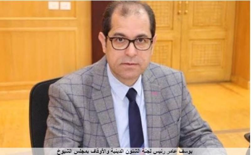 الدكتور يوسف عامر رئيس اللجنة الدينية بمجلس الشيوخ