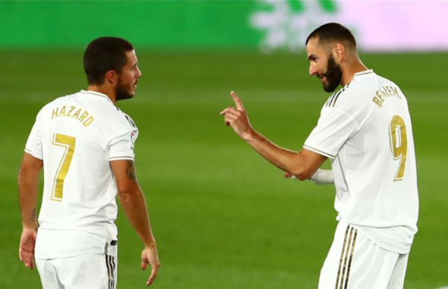 بنزيما وهازارد 