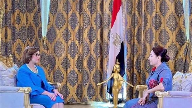 سفيرة مصر في طشقند في لقاء حوراي مع تلفزيون اوزباكستان