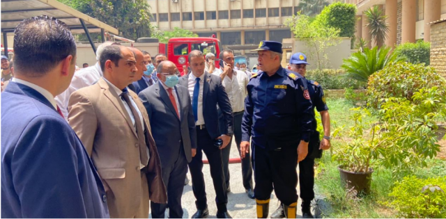 حريق وزارة التنمية المحلية