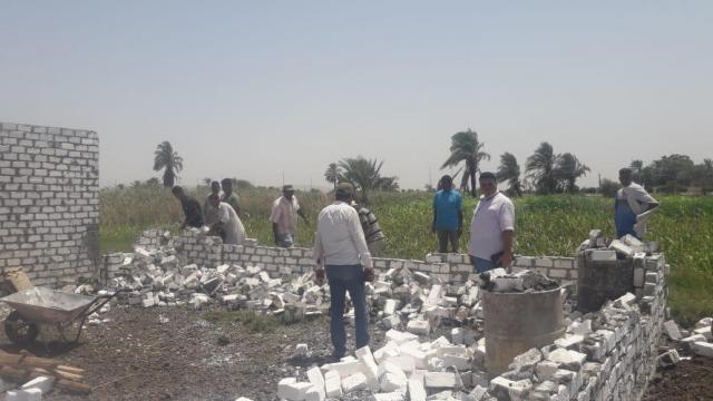 إزالة حالة تعدٍ على الأراضي