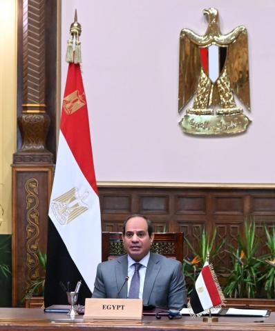 مشاركة الرئيس السيسي في المؤتمر الدولي الثالث لدعم الشعب اللبناني