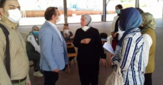 وفد المجلس الاعلي  للجامعات