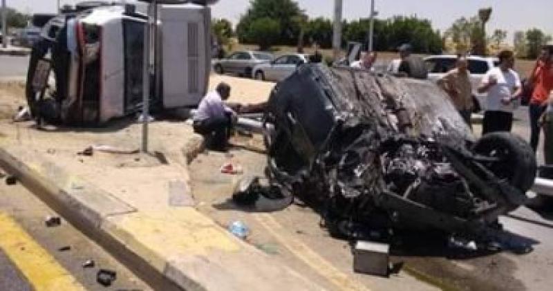 حادث تصادم طريق
