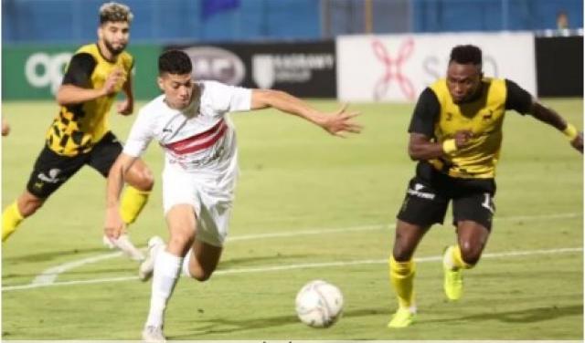 جانب من لقاء الزمالك وادى دجلة