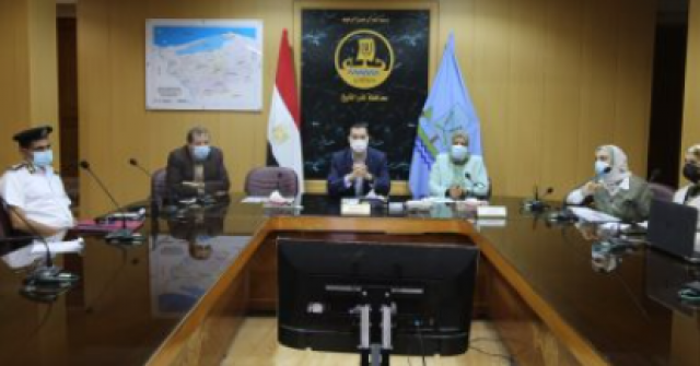 نائب محافظ كفر الشيخ يناقش تطوير الميادين