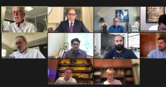 جانب من اجتماع مجلس الأعمال الكندى - العربى