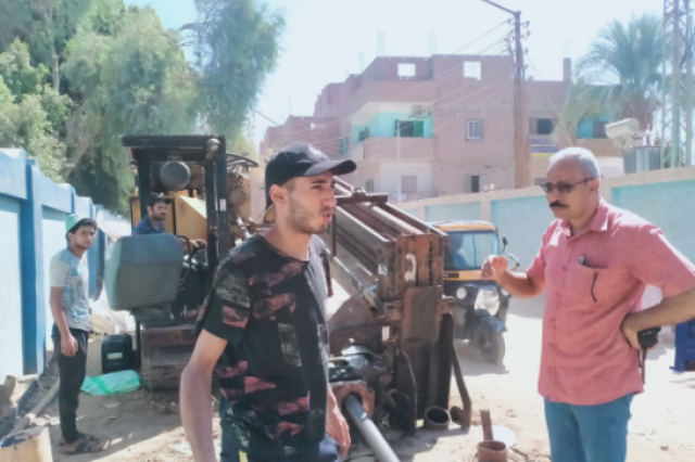 رؤساء المراكز يتابعون مشروعات حياة كريمة