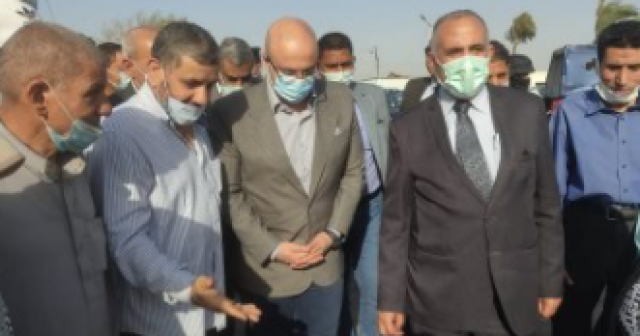 جولة محافظ بنى سويف ووزير الرى