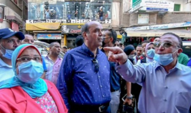 جولة للمحافظ بحي وسط الإسكندرية