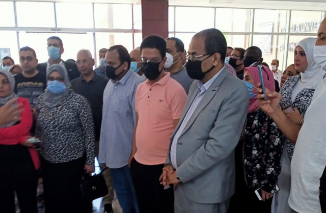 جولة الدكتور مصطفى عبد الخالق القائم بعمل رئيس جامعة سوهاج