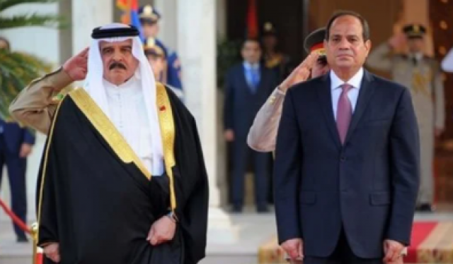الرئيس السيسي وملك البحرين