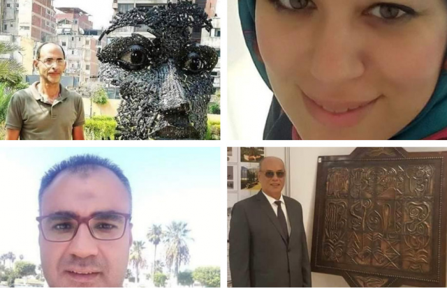 جامعة بورسعيد الأولى في النحت الرسوم الجدارية