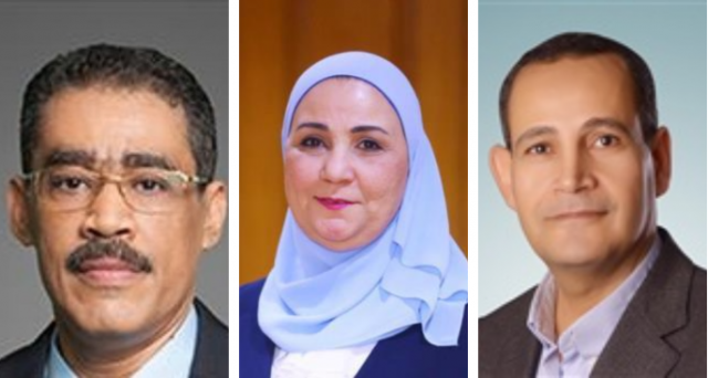 بشير العدل وضياء رشوان والدكتورة نفين القباج