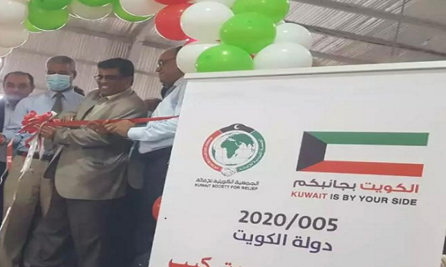 جانب من المساعدات 