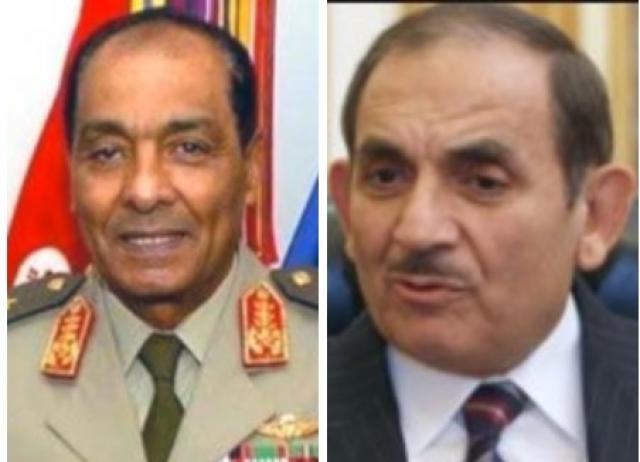 سيد مشعل وزير الانتاج الحربى السابق والمشير محمد حسين طنطاوي