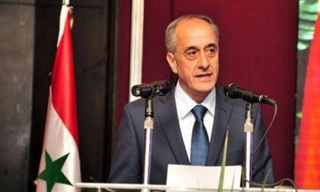  وزير الخارجية السوري، أيمن سوسان