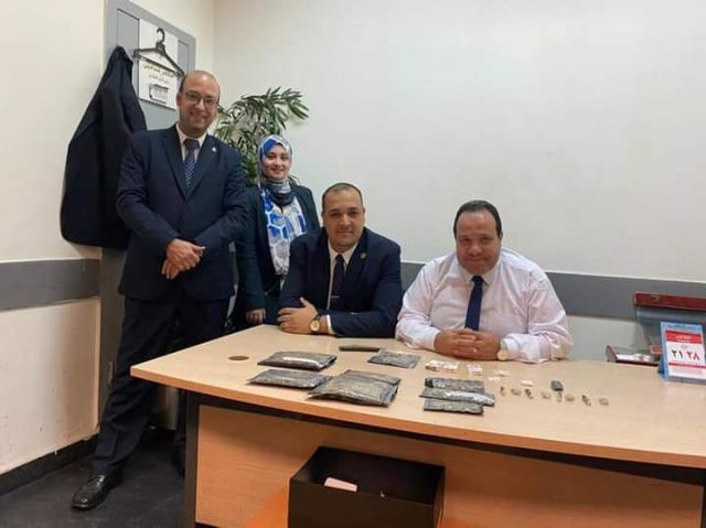 المضبوطات بحوذة رجال الجمارك 