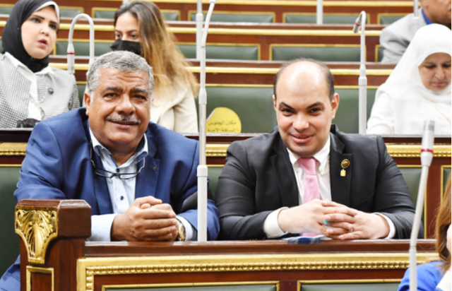 النائب علاء حمدي قريطم والمهندس معتز محمود