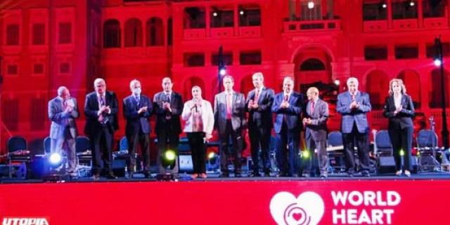 يوتوبيا تحتفل بيوم القلب العالمى بقصر القبة