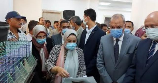 توزيع مشروع بطاريات تربية الأرانب