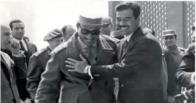 صادم حسين والسادات 