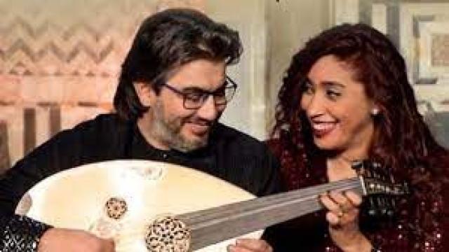 دينا عبد الحميد وغسان اليوسف
