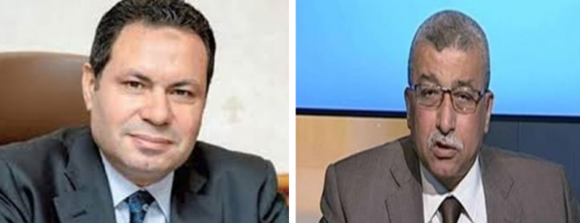 الكاتب الصحفى محمود نفادى والنائب هشام الحصرى