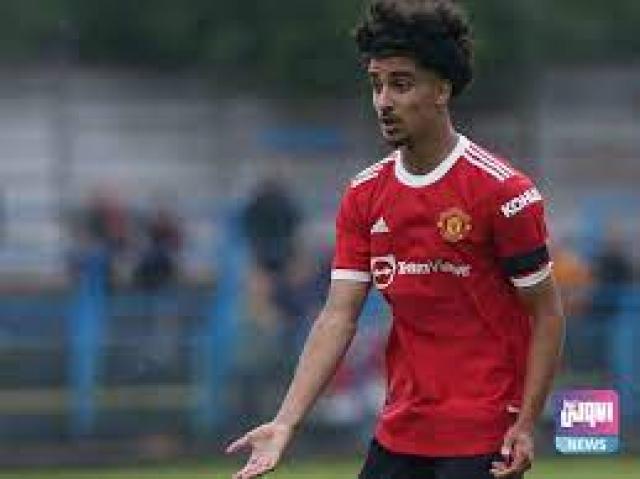 زيدان إقبال لاعب رديف مانشستر يونايتد