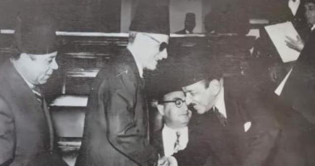 طه حسين وعلى ماهر