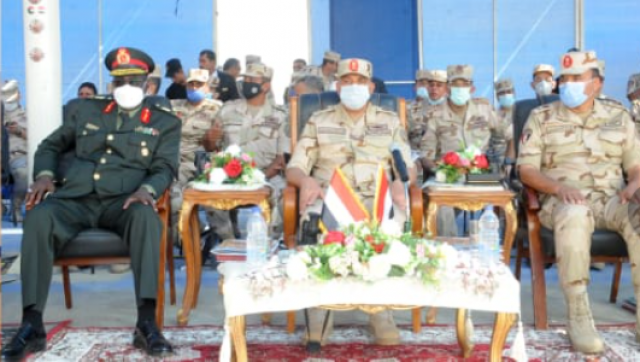 جانب فعاليات التدريب المصرى السودانى