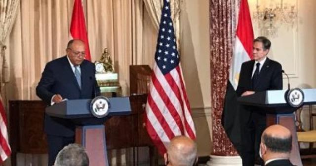 وزيرا خارجية مصر وأمريكا