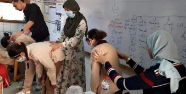 جانب من زيارة وفد الصحة ببنى سويف