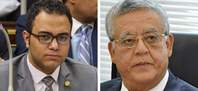 المسستشار الدكتور حنفي جبالي والنائب الراحل أحمد زيدان