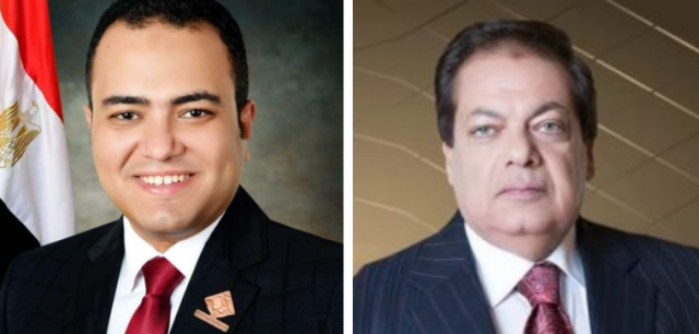 النائب محمد أبو العنين والنائب الراحل أحمد زيدان