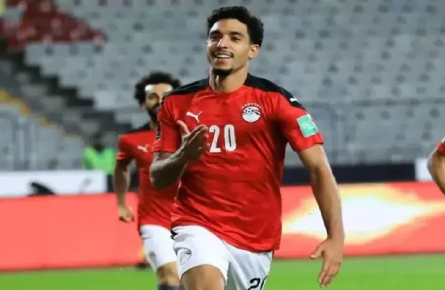 عمر مرموش لاعب منتخب مصر