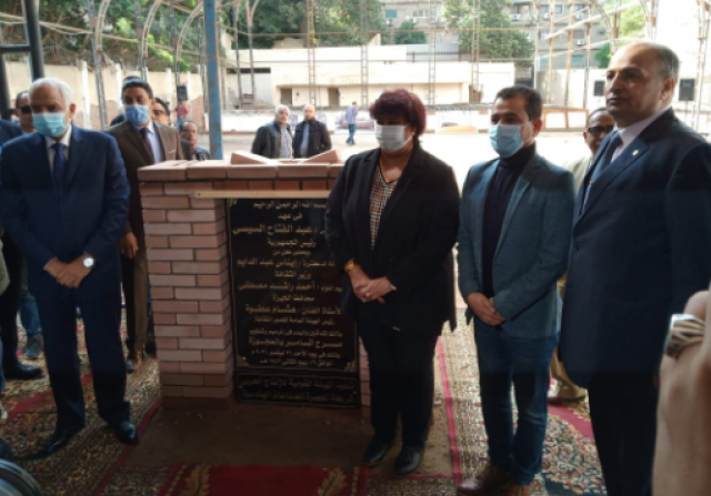 وضع حجر أساس مسرح السامر