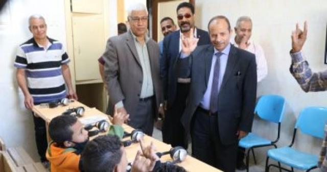 افتتاح المركز الإشارى لخدمة طلاب مدرسة الأمل للصم والبكم بقنا