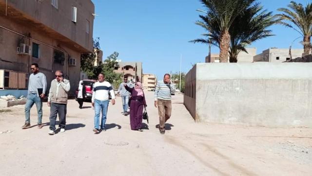 تفقد أعمال التطوير بمنطقة الإيمان