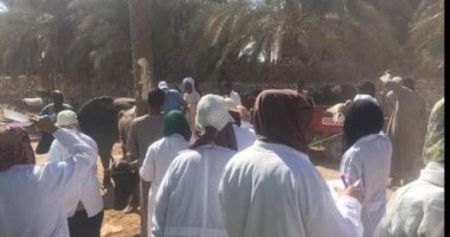 جانب من القافلة البيطرية