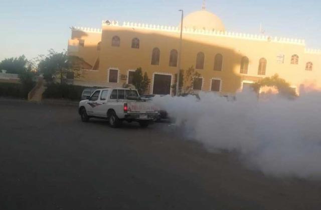 الاستكشاف والرش الضبابي